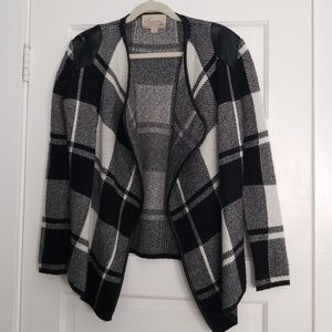 Plaid cardigan